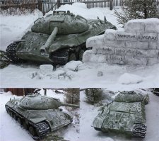Снеговики бывают не только человекообразные! И да, это всё из снега!