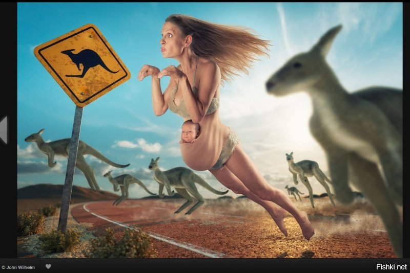 Человек плохо владеет инструментом - качество работ жуткое. Таких фотошоперов сегодня - пруд пруди: грязно, неэстетично и чётких идей не прослеживается (тяп-ляп и готово). 
Как талант можно приводить в пример Erik Johansson -  Есть чёткая идея и хорошее исполнение. 
Очень нравятся работы John Wilhelm 
А если говорить о менее известных фентези мастеров-фотошоперов, то даже на фотостоках их пруд пруди - с высоким отменным качеством и шикарными идеями. А вы тут про какого-то недоучку посты делаете.