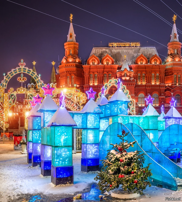 Новогодняя Москва. Как украсили город к Новому Году 2018