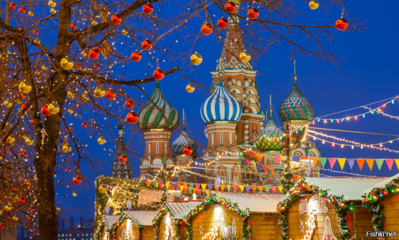 Новогодняя Москва. Как украсили город к Новому Году 2018