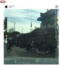 Шокирующее видео из самого бедного района Лос-Анджелеса