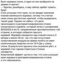 Да и весь космический корабль со всеми его населяющими существами и прочим грузом можно принять за материальную точку и пох с каким он ускорением летит, все от него будут охреневать одновременно и в равной степени! (слона должно было размазать по стенке отсека и без муравья)