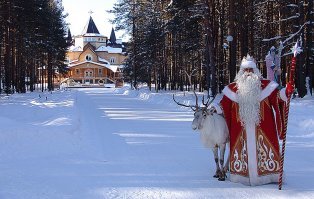 Может, он на них и не ездит, но олени имеются. )) Значит, вполне мог бы и не выпускать. :)