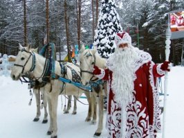 Может, он на них и не ездит, но олени имеются. )) Значит, вполне мог бы и не выпускать. :)