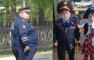 Это папа! А это я!