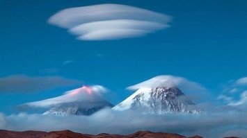 Над Эльбрусом было заснято на видео НЛО