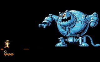 Кот напомнил из Чип и Дейла...
Тоже взлетал...