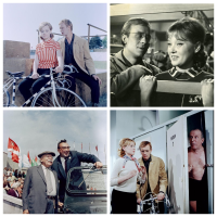 Комедия-''Укротители велосипедов'' 1963 Таллинфильм.
Людмила Гурченко,Олег Борисов,Алексей Смирнов и другие.