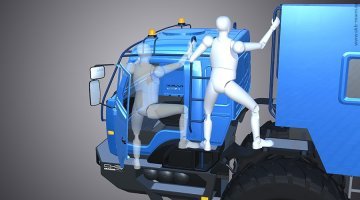 Идея хорошая, подвеска норм. АБК отлично, Но накой черт они сделали раздельную откидывающуюся кабину?!!! Этож идиотизм!!!! Переход из кабины в АБК при -50 выморозит и то и другое. Или двигатель можно отремонтировать из кабины или машина бросается.