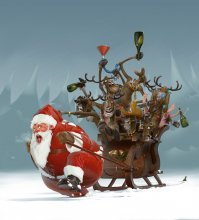 Мифы Западного Рождества: в упряжке Санты вовсе не олени