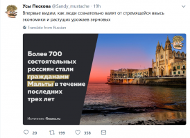 Россияне увлеклись мальтийским и американским гражданством