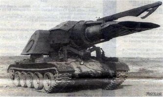 Это не танк. "Прогрев-Т" - газодинамический тральщик.