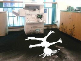 Вот так выглядит взрыв тонера)))