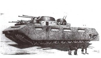 В планах был ещё "Тяжёлый танк Гротте" весом в 2000 тонн и двумя двигателями от локомотивов общей мощностью 15000 лошадей.