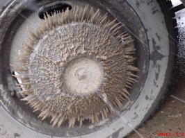 тоже переднее колесо у Газели, после 100 км. фото моё