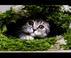 Мои домочадцы, кот Мартин и кошечка Милана!