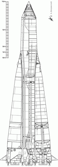 А можно, справедливости ради, глянуть на вот ту первую защиту боеголовок от "семёрки"?
Честно говоря, я не смог её найти, вероятно - всё ещё под грифом. Но вот что-то мне подсказывает, что Сергей Павлович кагбэ сперва работал над средством доставки ядерного заряда, массо-габаритный макет которого был успешно доставлен "семёркой" в расчётную точку, о чём был своевременно поставлен в известность Никита Сергеевич.
А уж потом Сергей Павлович получил разрешение параллельно заниматься и космосом, чтобы не только "обкатать" Р-7, а ещё и всем показать!
Кстати, не забываем, что визуально наблюдался орбитальный полёт не ПС-1 (жаль, что не назвали СП-1), а здоровенной дуры в виде 12-тонного белого центрального блока Р-7, чуточку отстававшего после срабатывания толкателей.