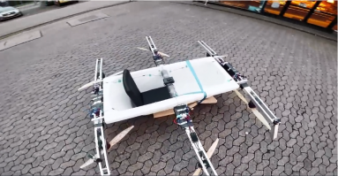 Походу, пока летал, у него хрени спереди и сзади отвалились и моторы почернели)