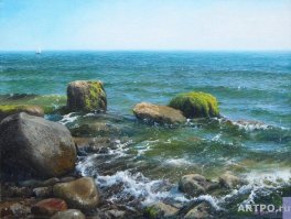 Лес, природа - шикарны!!! "Фотографическая точность" в этом случае - это не от отсутствия фантазии художника (как некоторые критики иногда пишут), а от огромной любви к окружающему миру!!!  
Утащила к себе. Спасибо автору поста, что открыл для несведущих такую красоту. 
Ложка дегтя. Море художнику писать не дано, увы.... Из современных художников, наверное, никто не превзойдет Крохмаля