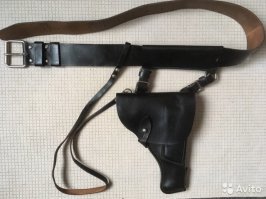 Кобура на ремешках? Так это поди от ТТ. Вот такая?