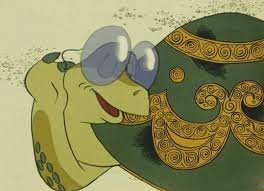 Черепаха, которая смогла! 
- "Львенка не видали?"