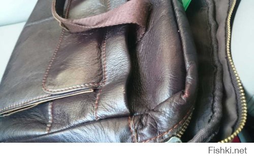 сумка гуано,  истрепалась в лохмотья за три месяца