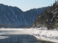 Горный Алтай. Облака либо внизу, либо передвигаться прямо сквозь них.