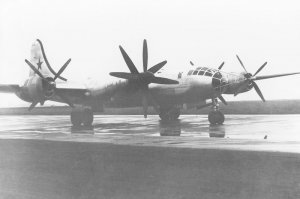 Это летающая лаборатория испытывающая двигатель для ТУ-95