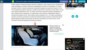 Читаю, читаю текст, уже заинтригован, и тут на самом интересном месте вылезает реклама и ..... портит весь процесс !  :)