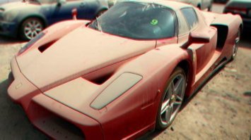 Феррари на штрафстоянке - это действительно печально.