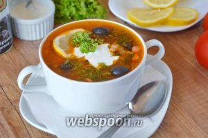 Солянка на таких косточках и хрящах... ммм... и "живой воды" перед этим делом, грамм 100