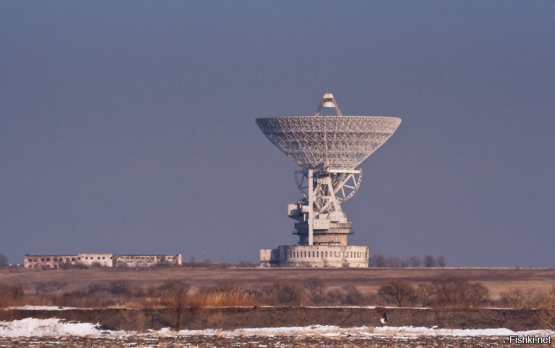 Радиотелескоп П-2500 (РТ-70) 2 под Уссурийском.