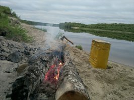 Рыбалка на Северной Двине .
