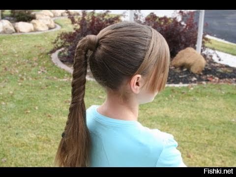 Убрать назад, не всегда "бабский узел"