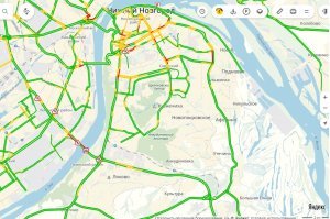 Не вижу пробок! Всё в рабочем режиме.