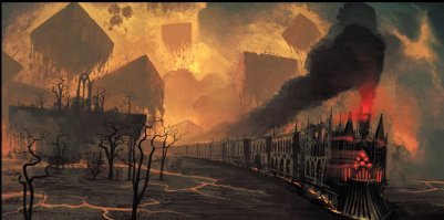 Просто какой-то адский поезд и машинюга жнец Люцифера