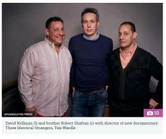 Третий - это режиссер документального фильма, снятого про этих близнецов.