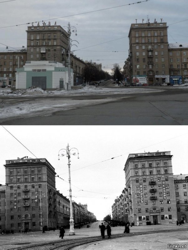 Это место прям Минск напомнило. Приятно, что ретростолб сохранился.