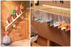 эту фигню с банками не фига не понял.
если банки закрытые -то что стекает внизу ?
если банки открытые - но пока вставишь , обольешь все.
да и зачем масло с тосолом смешивать ?