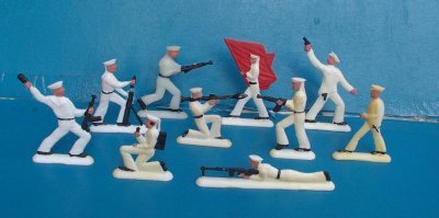 Моряки еще были.