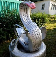 Новая жизнь старых покрышек: африканец мастерит из шин оригинальную мебель