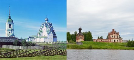 1909/2013. Церковь Спасителя и Покрова Пресвятой Богородицы. Вытегорский погост [Анхимово].