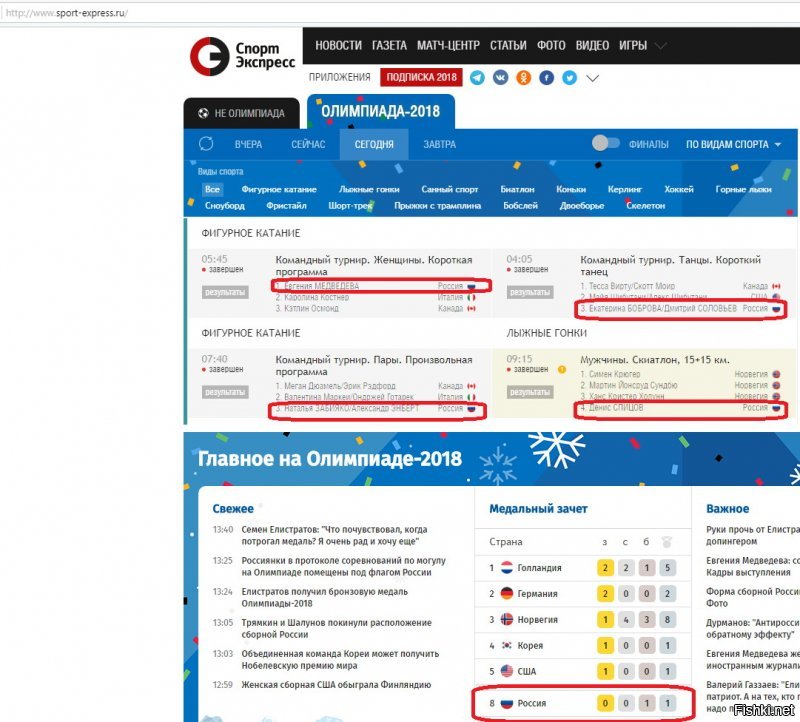 Много раз упрекали наших олимпийцев, что они туда поехали под белым флагом. 
А теперь давайте посмотрим, как наши СМИ освещают Олимпиаду. В выборке Первый канал, Россия, Спорт-Экспресс, "чмотч-тв".
К спортсменам даже претензии на эту тему пропадают, когда вижу, какие мрази на канале имени манделаки.