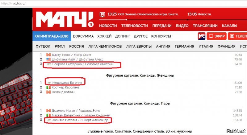 Много раз упрекали наших олимпийцев, что они туда поехали под белым флагом. 
А теперь давайте посмотрим, как наши СМИ освещают Олимпиаду. В выборке Первый канал, Россия, Спорт-Экспресс, "чмотч-тв".
К спортсменам даже претензии на эту тему пропадают, когда вижу, какие мрази на канале имени манделаки.
