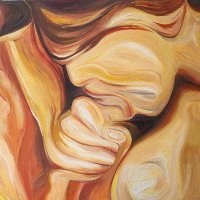 Вызывающе вызывающие женщины, акварель
