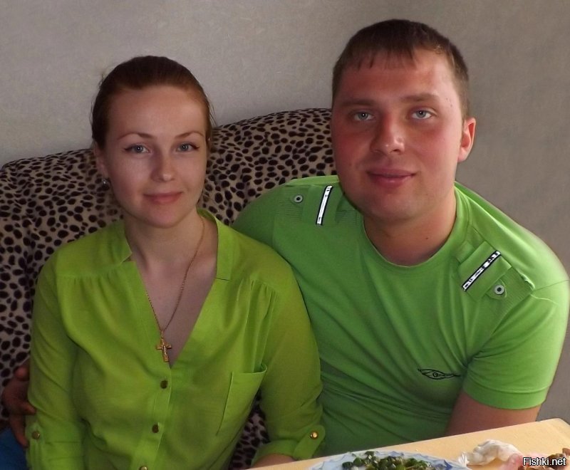 Надя Отрокова с мужем Андреем