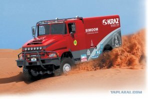 Когда-то на Дакаре и КрАЗы выступали....