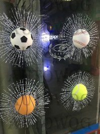 Обычная наклейка из магазина приколов.