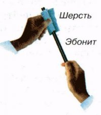 утюХ походу с эбонитовой палочки)