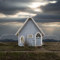 Остановившаяся жизнь вдоль маленьких просёлочных дорог западной Америки